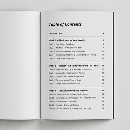 STAY SILENT: A 30 Day Challenge to Transform the Way You Speak.